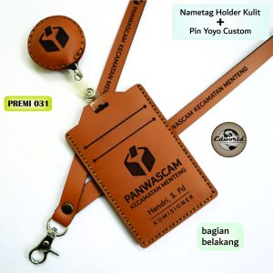 NAMETAG HOLDER YOYO KULIT