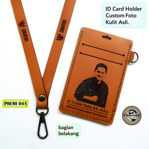 ID CARD HOLDER KULIT CUSTOM FOTO