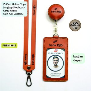 ID CARD HOLDER KULIT ASLI YOYO CUSTOM