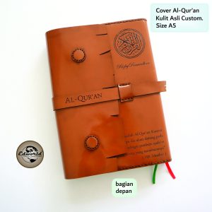 Cover Al-Qur’an Full Kulit Asli Custom