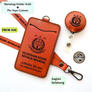 NAMETAG HOLDER YOYO KULIT