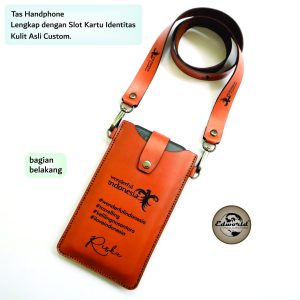 TAS HP ID CARD HOLDER KULIT CUSTOM