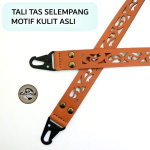 TALI TAS SELEMPANG MOTIF KULIT ASLI